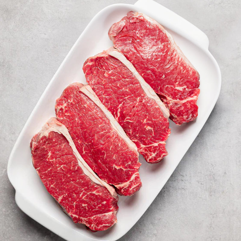 4x 10oz South American Uruguayan Sirloin Steaks Beef meatsupermarket