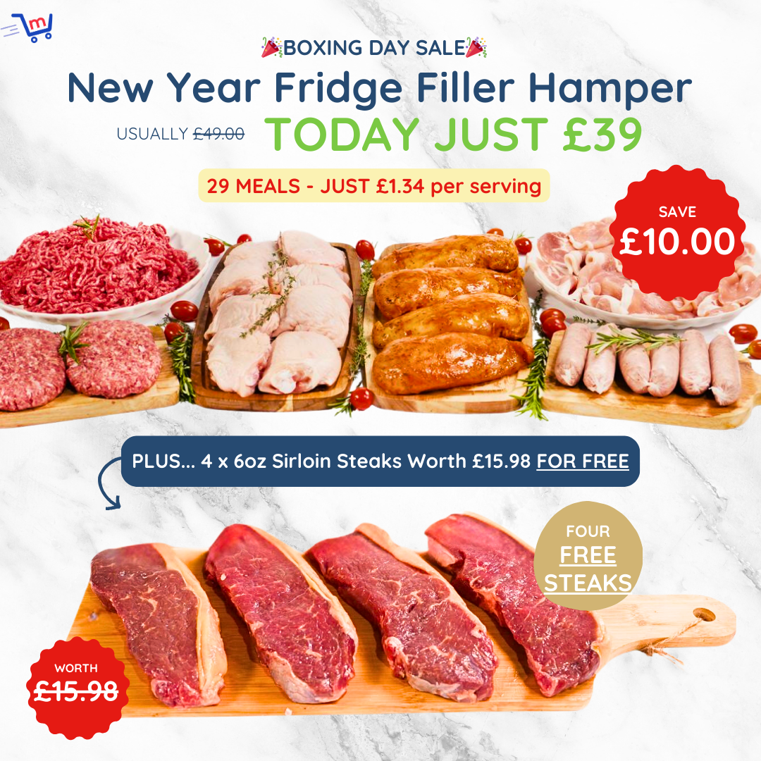 New Year Fridge Filler + FOUR FREE Sirloins