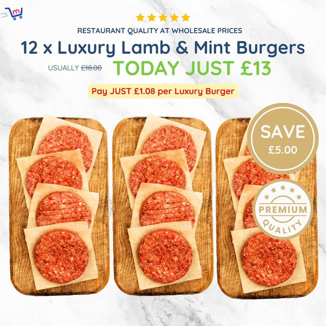 Luxury Lamb & Mint Burger Bundle