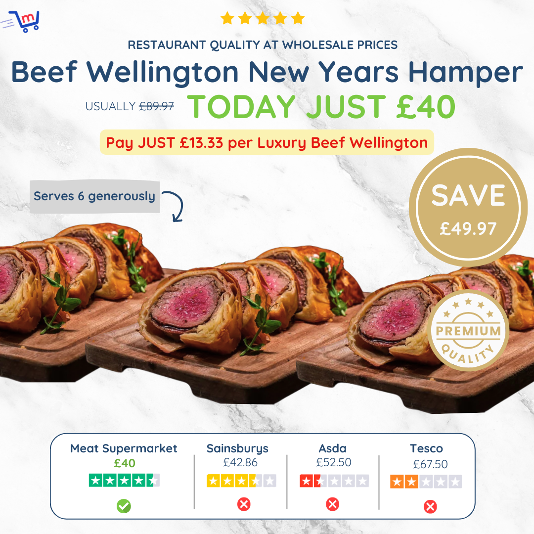 Luxury New Year Beef Wellington Hamper