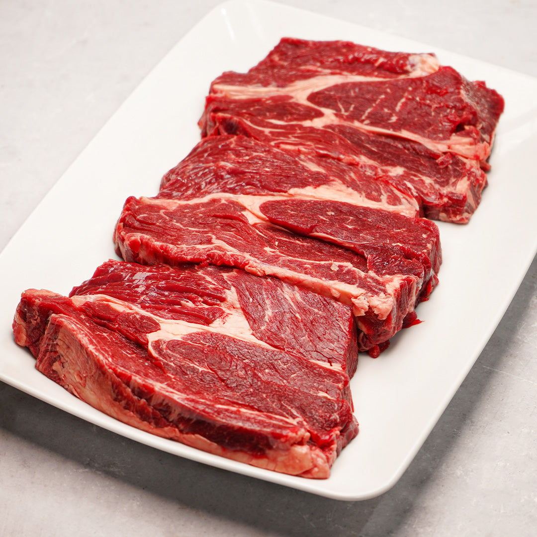 Beef Chuck Braising Steaks 1kg – Meatsupermarket.com