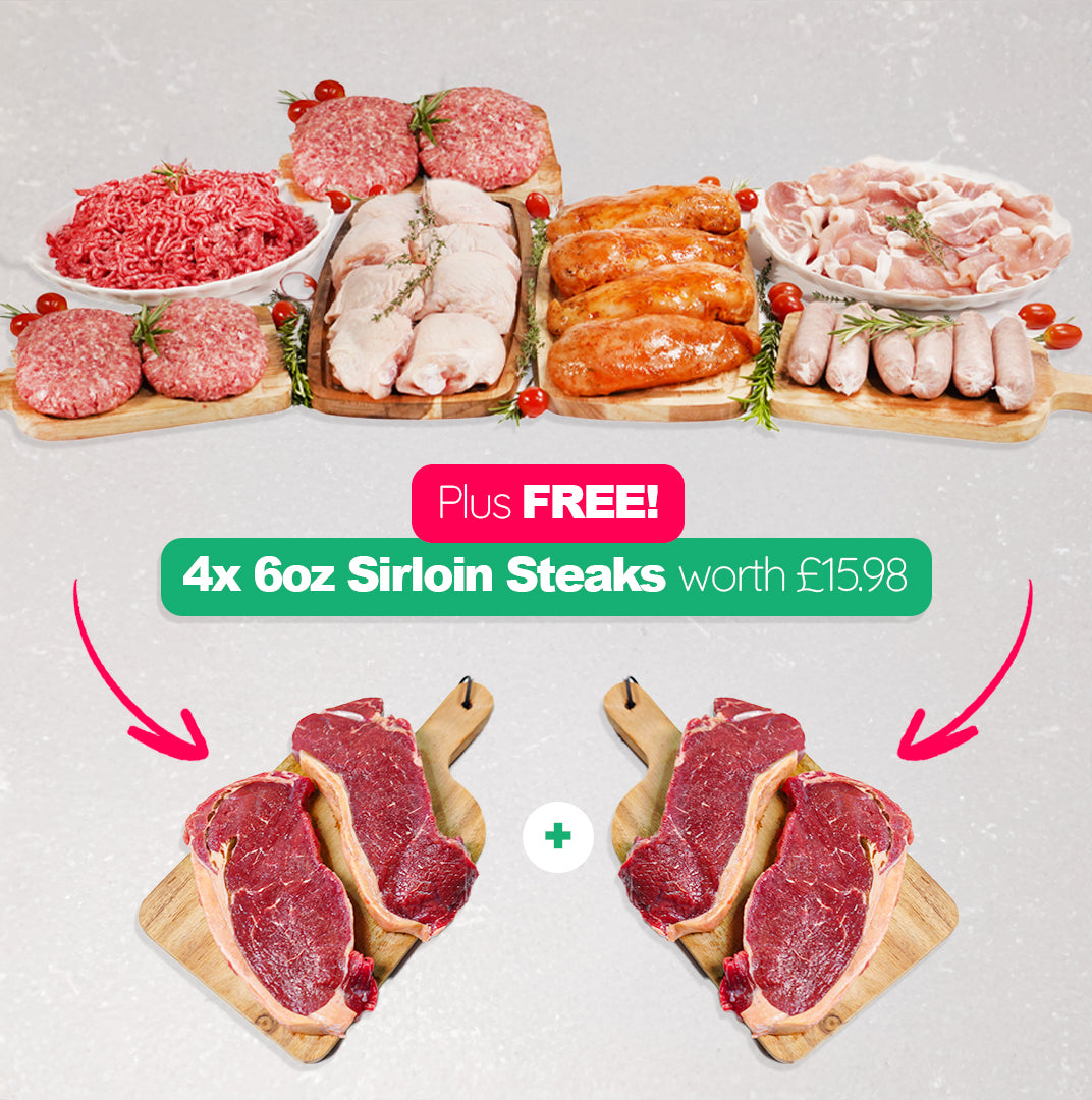 Fill Your Freezer & Get 4 FREE Sirloin Steaks Bundle Meatsupermarket.com