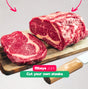 XL Whole Brazilian Gaucho Rib-eye 2.3-3kg (Frozen) Beef meatsupermarket.com