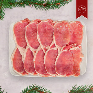 Unsmoked Back Bacon (454g) - Christmas